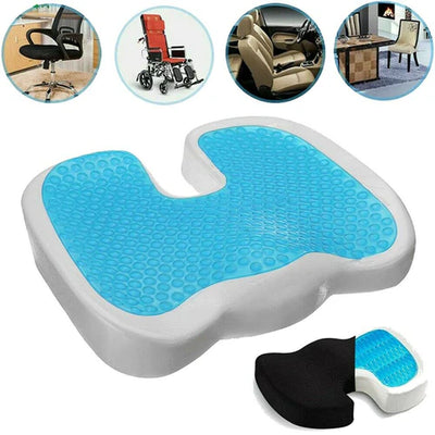 Kenco Universal Super Comfort U Shape Gel Seat For Bike & Car 1 Pc
