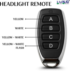 HJG M3 Mini 120W Dual Color Headlight LED Bulb With H4 Fitting 1 Pc