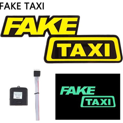 TAXI LED Car Window Sticker Windshield Electric Safety Decal Decoration Sticker Auto 1 Pc