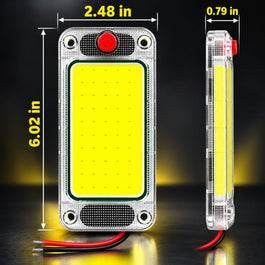 12V Ultra Bright COB LED Dome Light for Car Interior, Trunk, Camping, Emergency & Mechanical Work