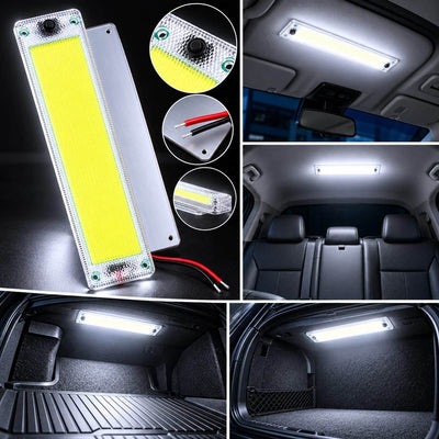 12V Ultra Bright COB LED Dome Light for Car Interior, Trunk, Camping, Emergency & Mechanical Work