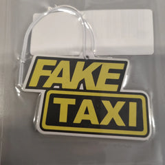 Fake Taxi Style Car Air Freshener Hanging Perfume Rear View Mirror Decor For Car 1 Pc