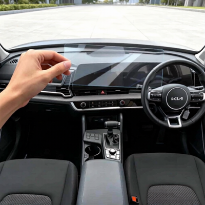 Kia Sportage 2026 Model Transparent Car LCD Screen And Speedometer Jelly Protector In Premium Quality