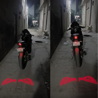 1 PC Bike Devil Eye Projection Laser Light For Bike Number Plate In Premium Quality