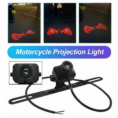 1 PC Bike Devil Eye Projection Laser Light For Bike Number Plate In Premium Quality