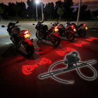 1 PC Bike Devil Eye Projection Laser Light For Bike Number Plate In Premium Quality