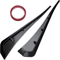 2 Pcs Set 3D Carbon Fiber Car Side Fender Vent Air Wing Cover