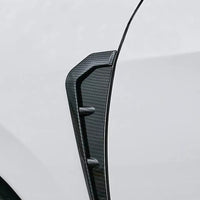 2 Pcs Set 3D Carbon Fiber Car Side Fender Vent Air Wing Cover