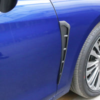2 Pcs Set 3D Carbon Fiber Car Side Fender Vent Air Wing Cover
