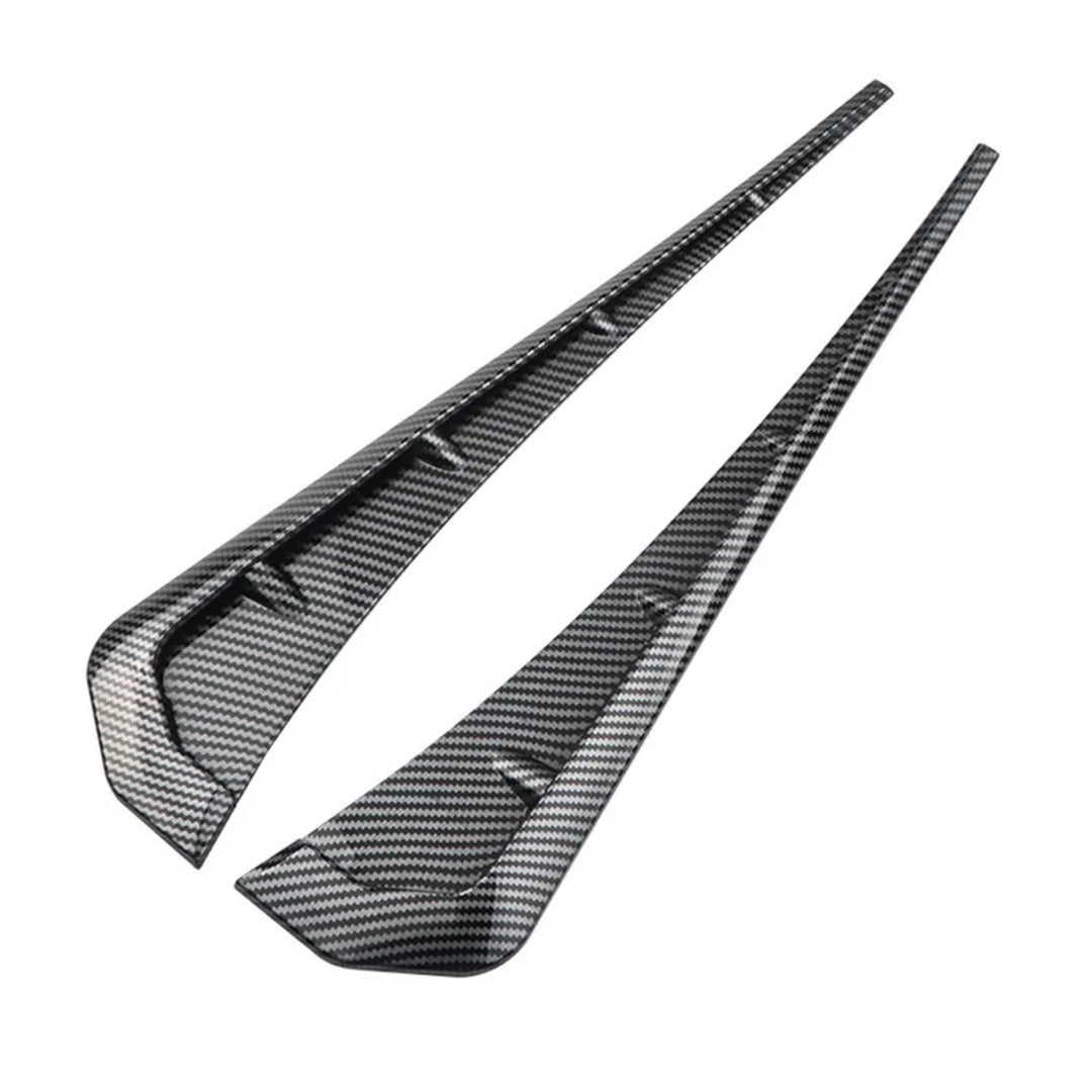 1 Pc 3D Carbon Fiber Car Side Fender Vent Air Wing Cover