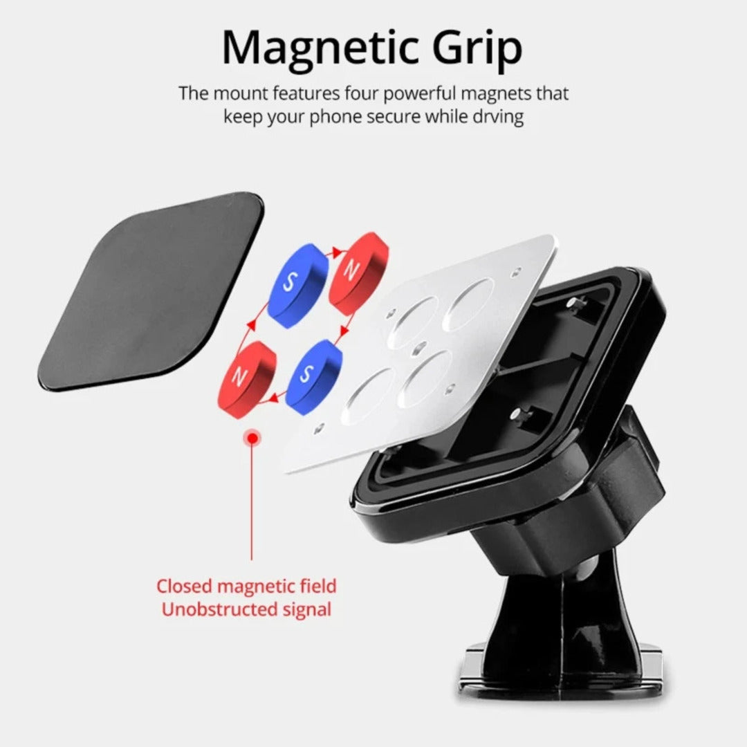 1 Pc Car Dashboard Magnetic Phone Holder In Sleek Design Suitable for Mobile Phone for Car