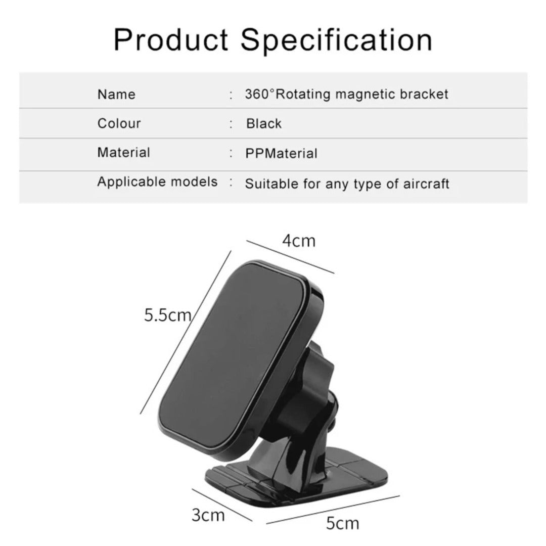 1 Pc Car Dashboard Magnetic Phone Holder In Sleek Design Suitable for Mobile Phone for Car