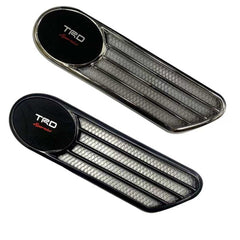 1 Pc Car Decorative TRD Sportic Design Sidelight Air Flow Duct With 3M Tape