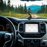 1 Pc Car Phone Holder Stand for Dashboard & Windshield 360° Rotational Suitable for Mobile Phone for Car