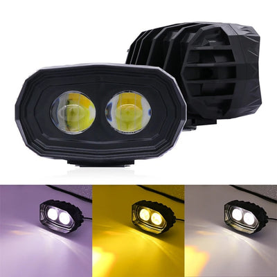 1 Pc Motodafish Economy Series 20 Watt 2 Lens Plastic Body Light Fish Eye Style