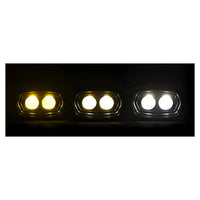 1 Pc Motodafish Economy Series 20 Watt 2 Lens Plastic Body Light Fish Eye Style