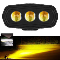 1 Pc Economy Series 30 Watt 3 Lens Plastic Body Light Fish Eye Style