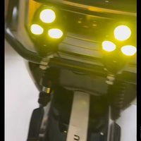 1 Pc Economy Series 30 Watt 3 Lens Plastic Body Skull Light Demon Eye Style