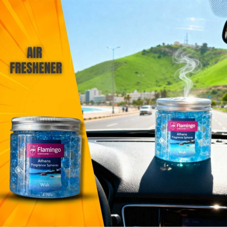 1 Pc Flamingo Premium Quality Wish Air Freshener Gel Long Lasting Fragrance