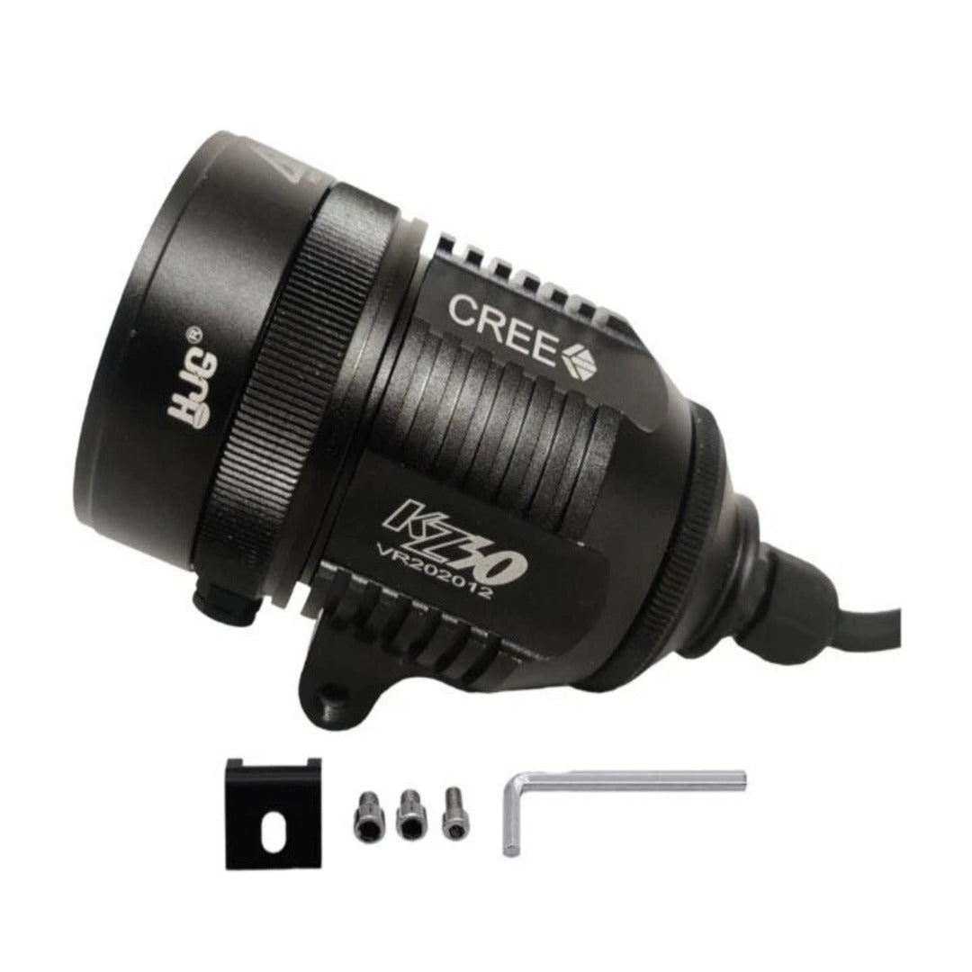 1 Pc HJG Universal KZ30 CREE 60W Dual Colour 3 Function Upgraded Adjustable Light
