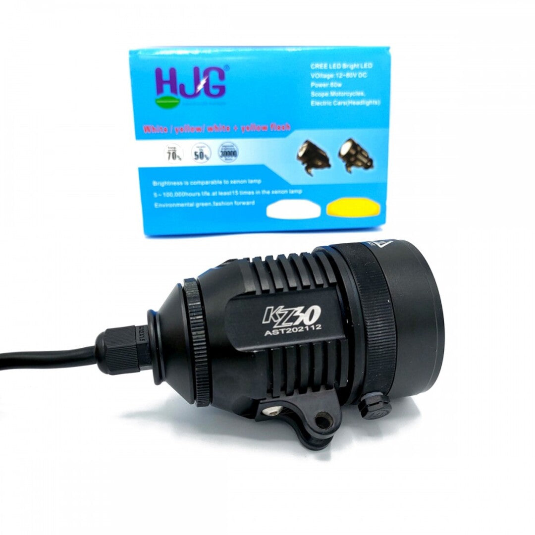1 Pc HJG Universal KZ30 CREE 60W Dual Colour 3 Function Upgraded Adjustable Light