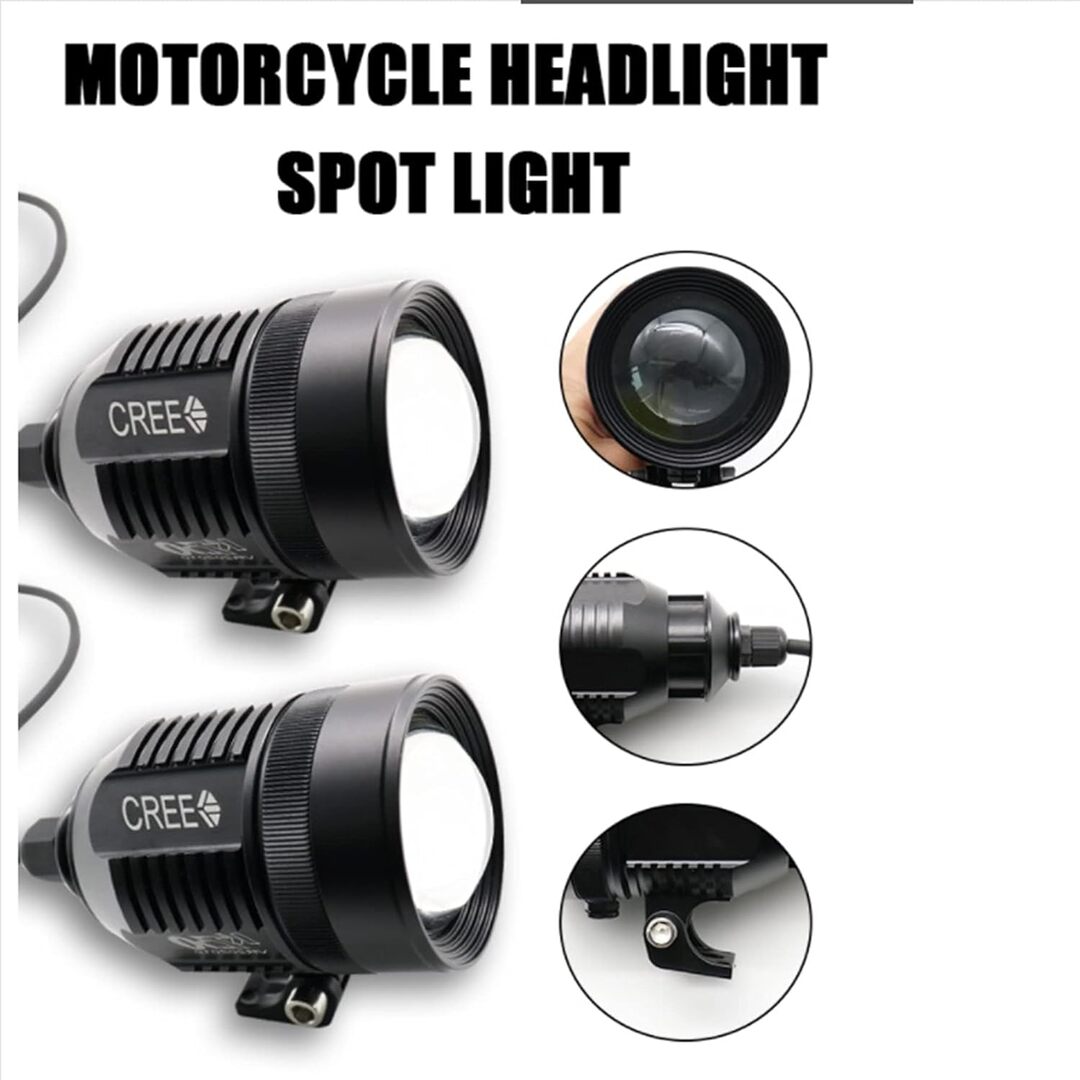 1 Pc HJG Universal KZ30 CREE 60W Dual Colour 3 Function Upgraded Adjustable Light
