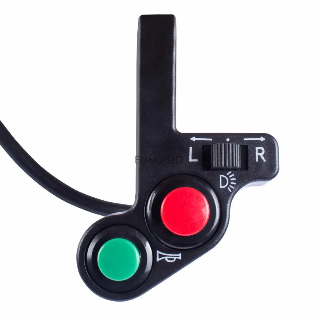 1 Pc Handlebar Light Horn On Off Single Indicator Switch