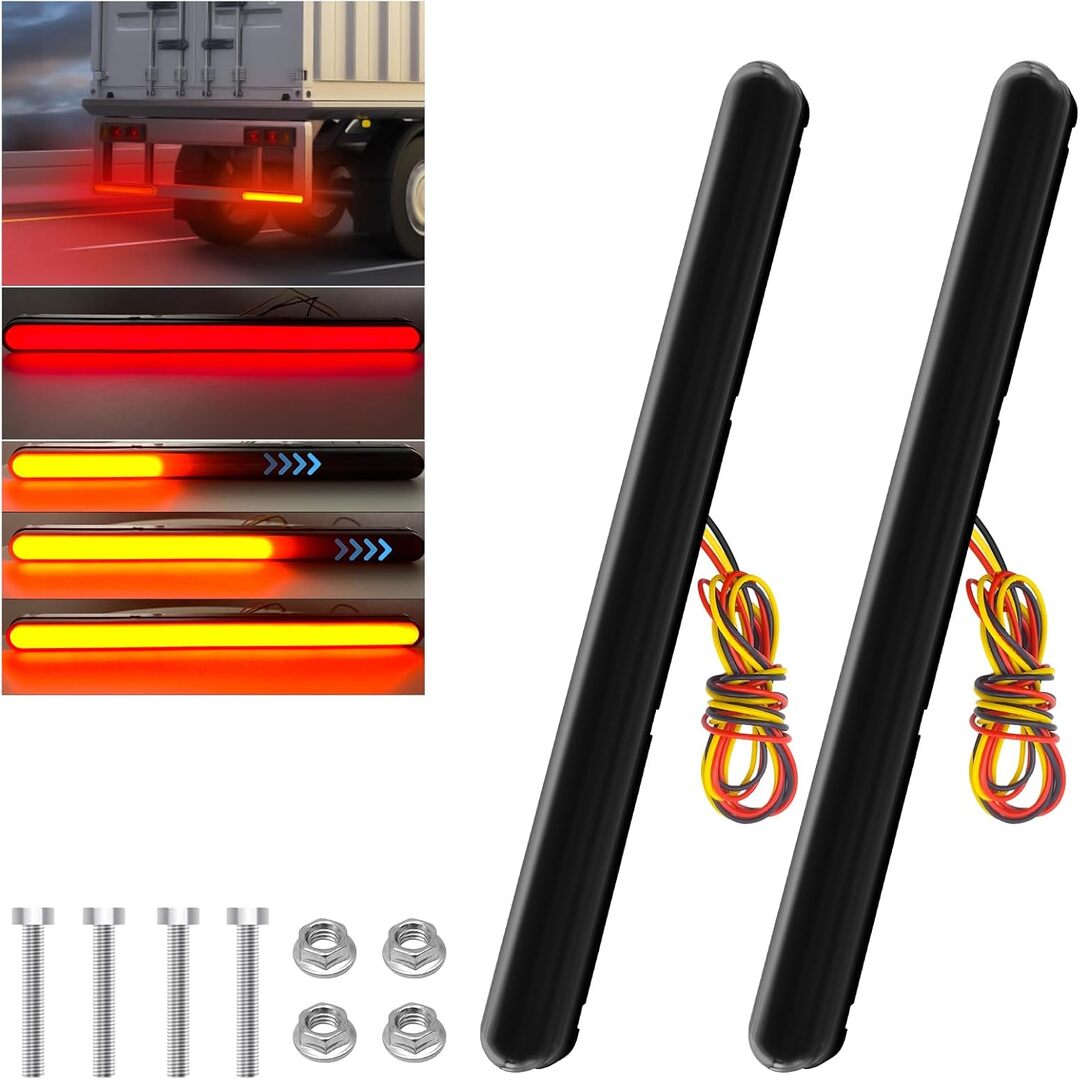 2 Pcs LED Tail Light DRL Running Light Rear Brake Lamp Turn Signal Lamp