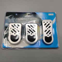 1 Pc Manual Non-Slip Foot Pedal Aluminum Cover Automatic Gear Brake Accelerator Car Interior Accessories