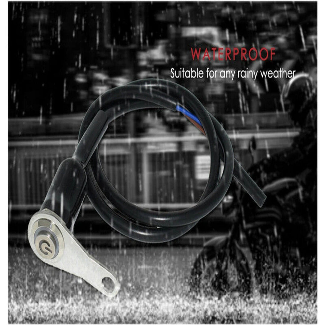 1 Pc Motorcycle Handlebar Metal Switch Adjustable Mount Waterproof Switch ON-OFF Buttons For Headlight With Led Function