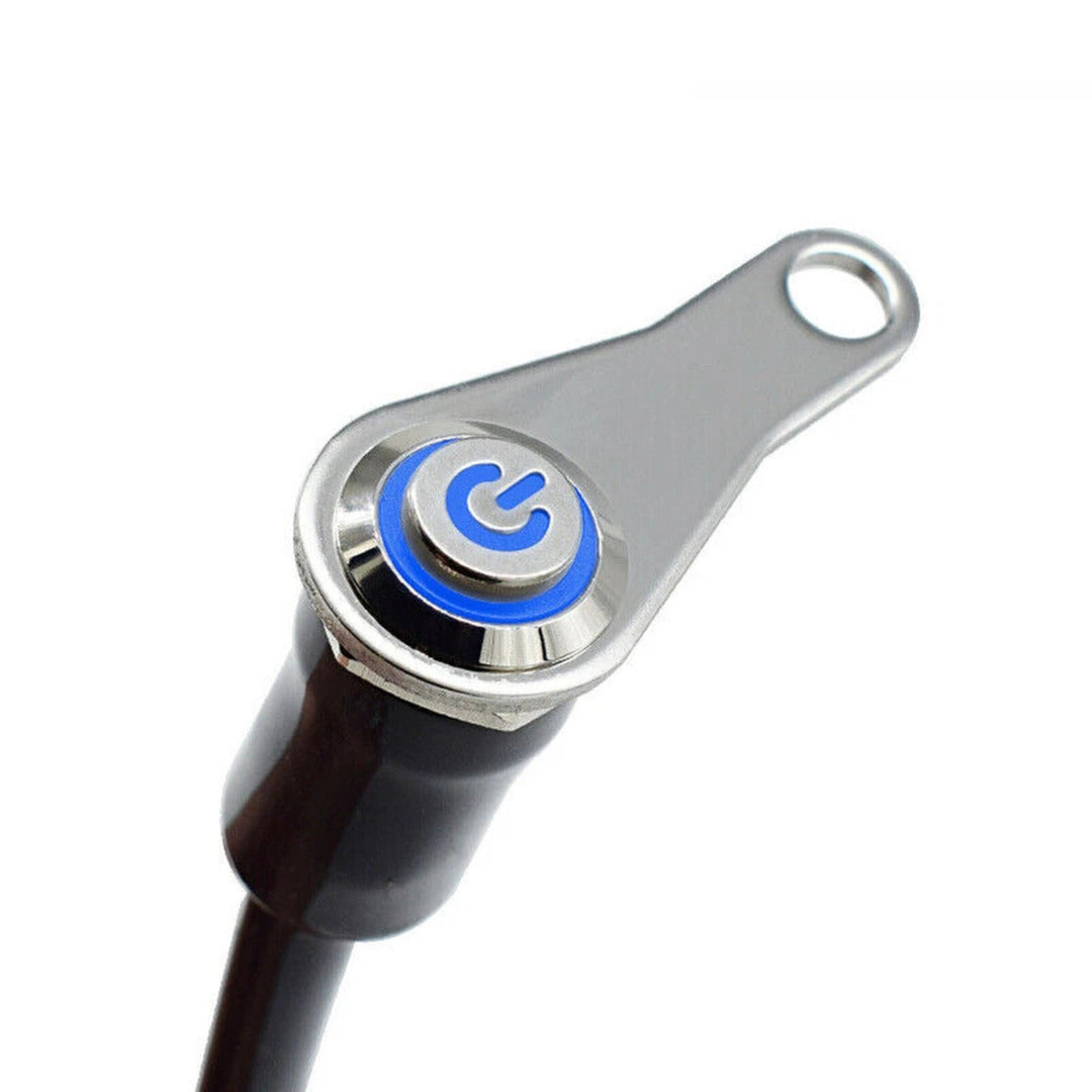 1 Pc Motorcycle Handlebar Metal Switch Adjustable Mount Waterproof Switch ON-OFF Buttons For Headlight With Led Function