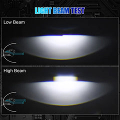 1 Pc P9S Mini Dual Lens Motorcycle LED H4 Headlight Projector Lens