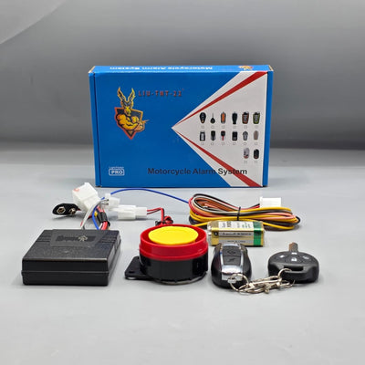 1 Pc Security Alarm System With Battery For All Motorcycle