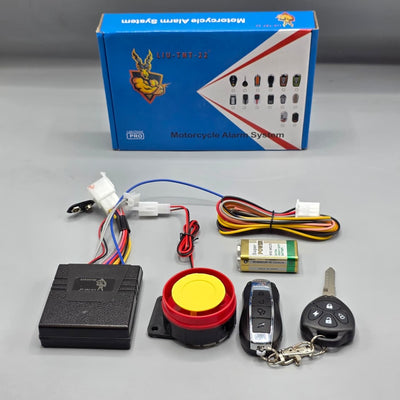 1 Pc Security Alarm System With Battery For All Motorcycle