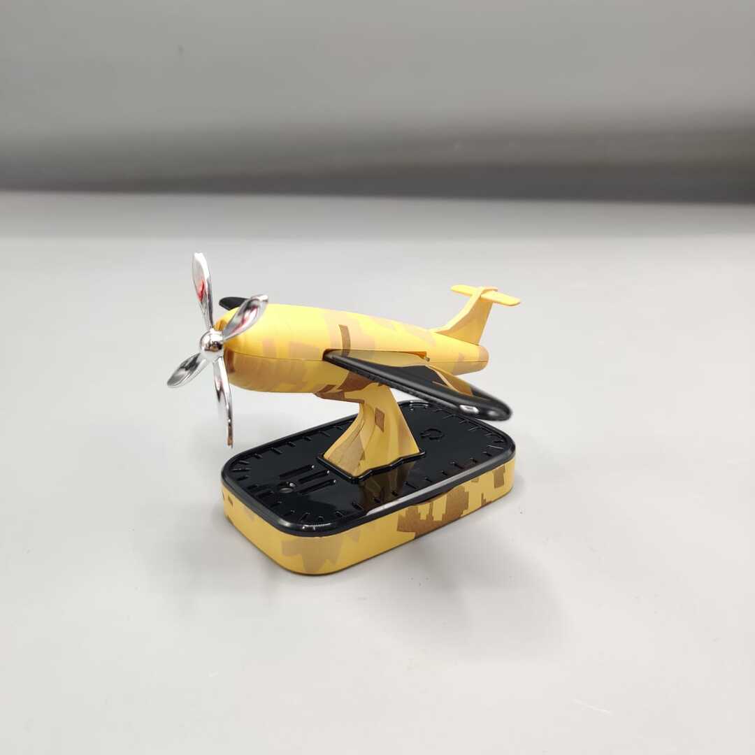 1 Pc Solar Military Aeroplan Model Car Dashboard Air Freshener Perfume