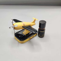 1 Pc Solar Military Aeroplan Model Car Dashboard Air Freshener Perfume