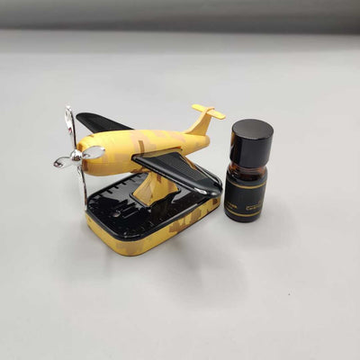 1 Pc Solar Military Aeroplan Model Car Dashboard Air Freshener Perfume