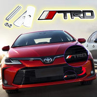 1 Pc Matt Black 3D Metal Front Grille Logo with Screws