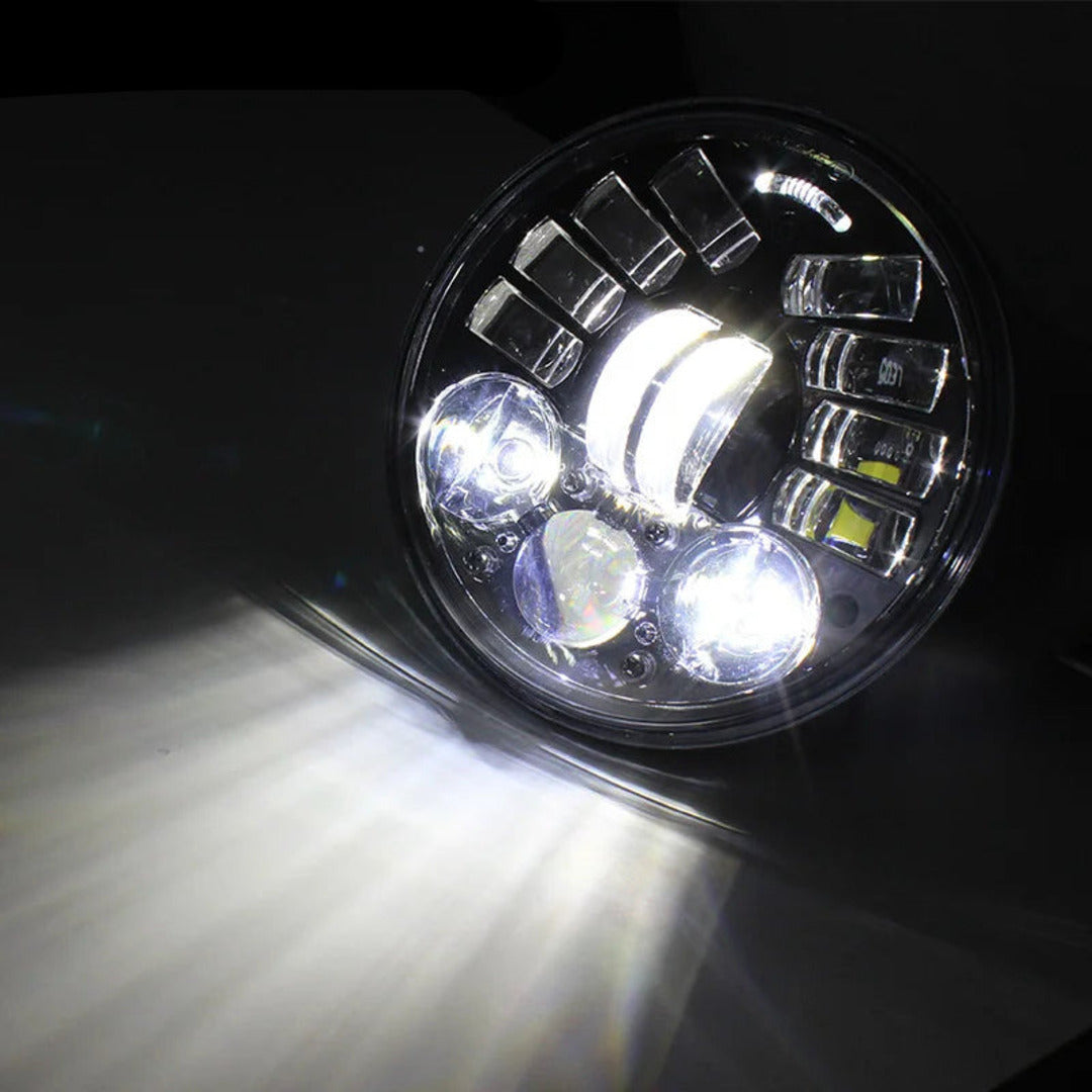 1 Pc Universal 5.75 Round Projector Daymaker Headlights In Premium Quality 2 Pcs Set