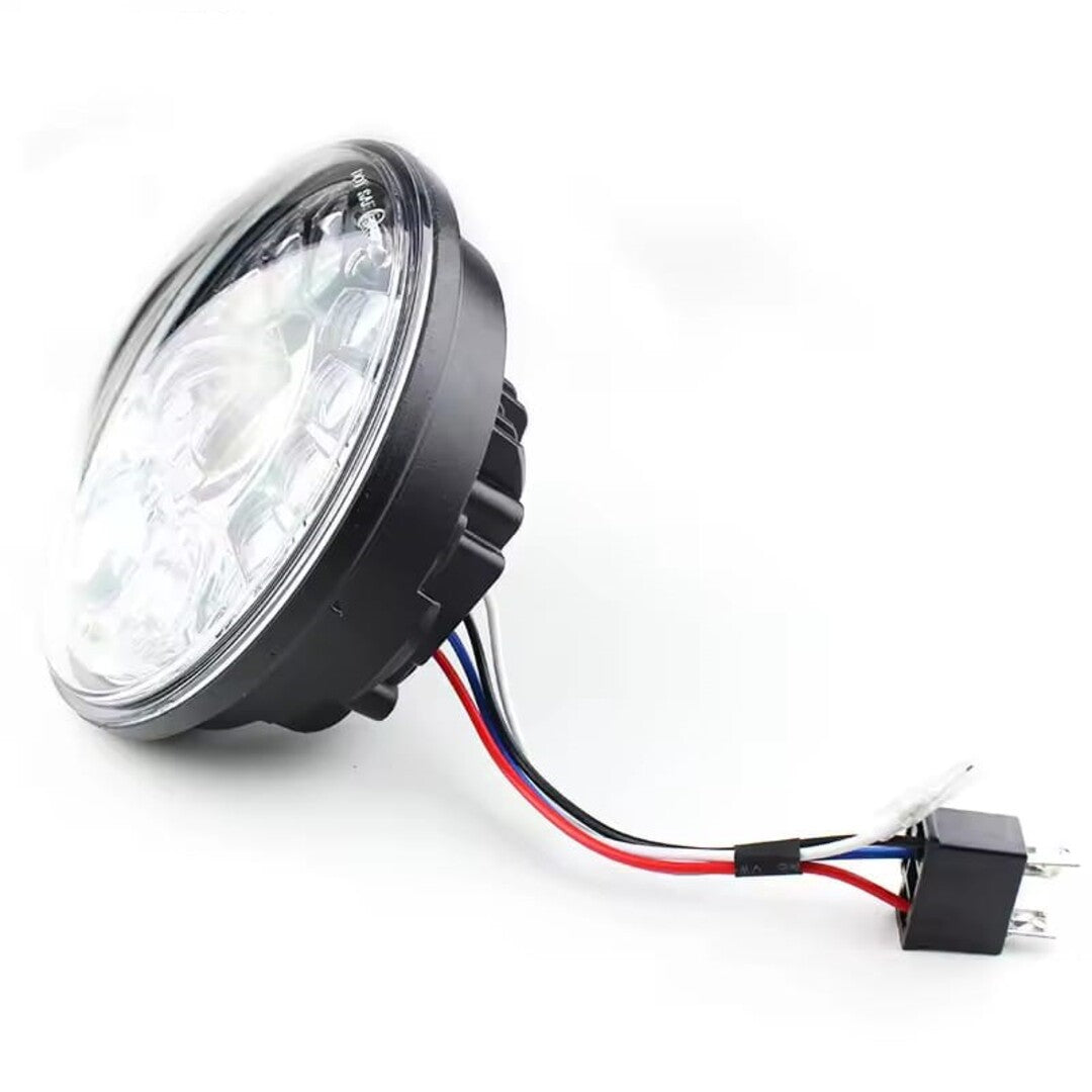 1 Pc Universal 5.75 Round Projector Daymaker Headlights In Premium Quality 2 Pcs Set