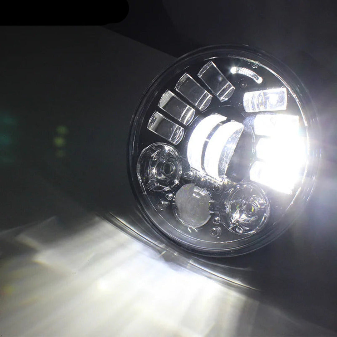 1 Pc Universal 5.75 Round Projector Daymaker Headlights In Premium Quality 2 Pcs Set
