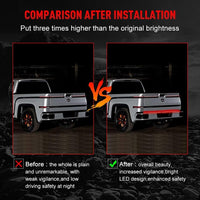 1 Pc Universal 48 Inch Jeep Flexible Tail light Strip With Flowing Turn Signals Led Function