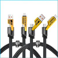 1 Pc Universal 65W/27W 4 in 1 Charging Data Transfer Cable In Premium Quality