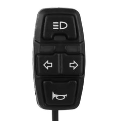 1 Pc Universal Bike Handle Grip Buttons Horn Light And Turn Signal Function Switch