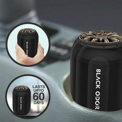 1 Pc Universal Black Odor Premium Car Gel Air Freshener Stylish Effective Long-Lasting For Car