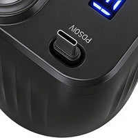 1 Pc Universal Car Fast Charger 60W Retractable Cable Anti-Slip Extension 2 Port Car Adapter