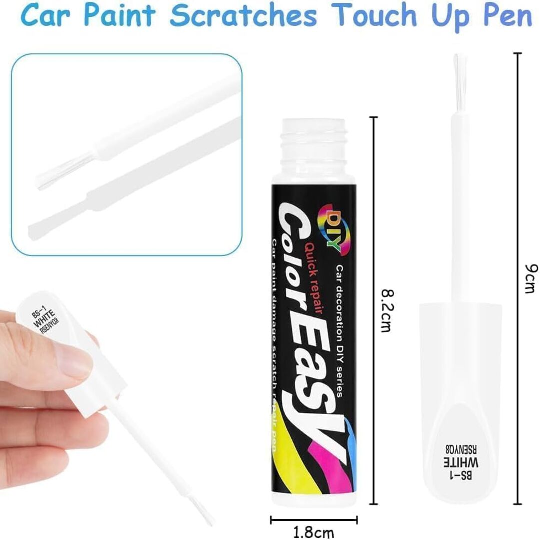 1 Pc Universal Car Scratch Remover Repairing Pen Car Touch Up Fill Paint Pen Automotive Touch Up Paint For Erase Car Scratches (White)