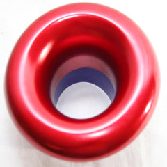 1 Pc Universal Cold Air Intake Open Turbo Aluminum Velocity Stack With Silicon Pipe For Car (Red)