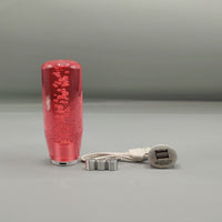 1 Pc Universal Crystal LED Light Red Shift Gear knob With Charger In Premium Quality