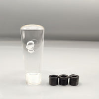 1 Pc Universal Crystal White Shift Gear knob in Premium Quality